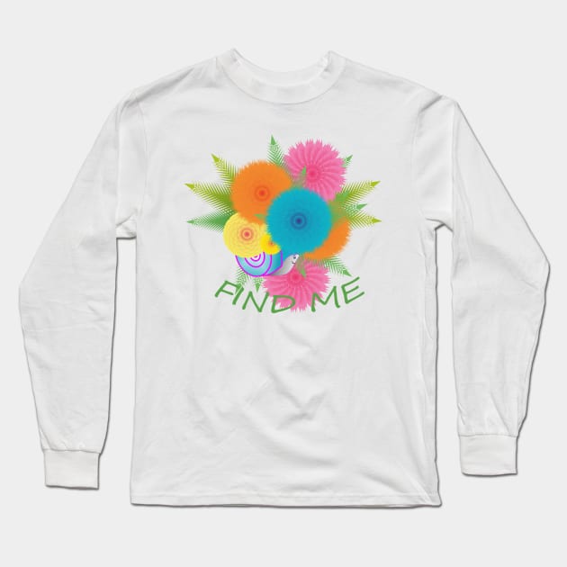 Find me Long Sleeve T-Shirt by Evgeniya